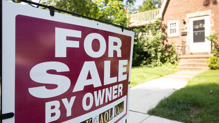Home sales fall again in July, as supply drops to near quarter-century low