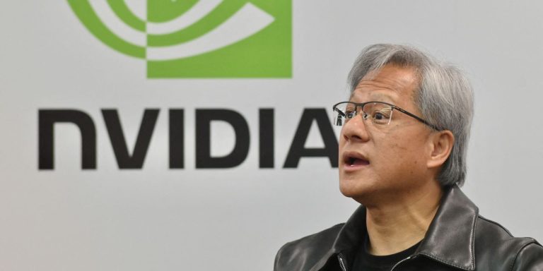 Nvidia’s stock tracks toward new record high as AI fervor keeps building
