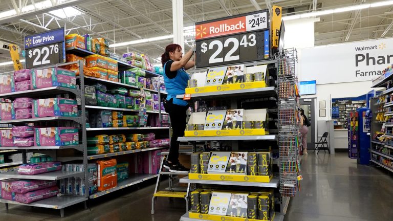 Walmart cuts starting pay for new hires who prepare online orders, stock shelves