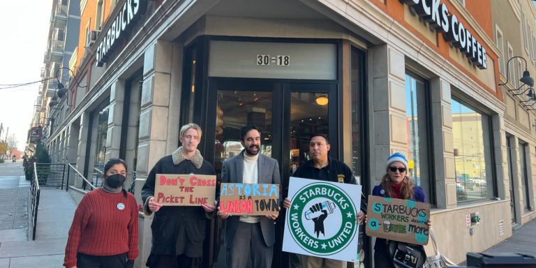 Starbucks Workers Go On ‘Red Cup’ Strike. The Stock Is Up.