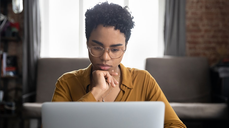 worker at laptop